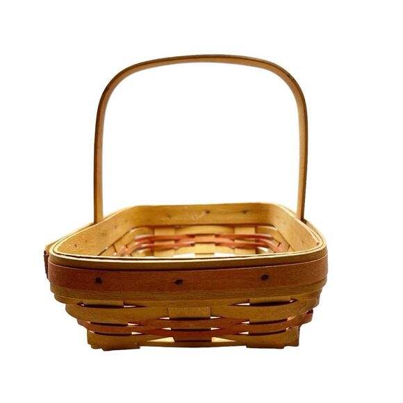 Longaberger Century Celebration Basket 2000 Orange Accent Vintage - Picture 4 of 9